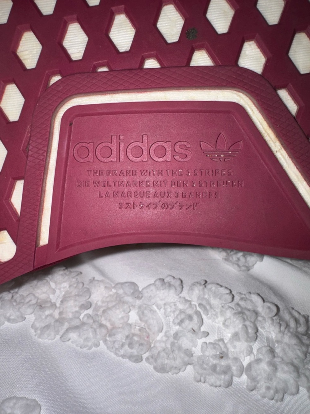 Women's Adidas Lightweight Burgundy Athletic Sneakers in decent shape - Picture 4 of 10